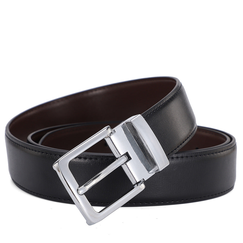Men&#39;s Personality Trendy Belt High Quality Alloy Pin Buckle