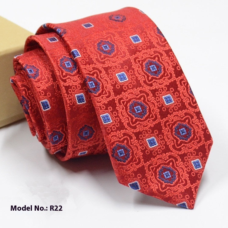 Fashion Exquisite Jacquard Tie Wedding Groom