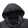 Hooded Cotton Jacket Men&#39;s Warm Quilted Jacket