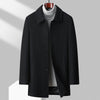 Men&#39;s Wool Reversible Woolen Coat Men&#39;s
