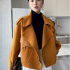 Mid-length Women&#39;s Elegant Woolen Overcoat