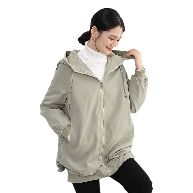 Short Front And Long Back Elegant Trench Coat Pockets