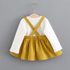 2021 autumn new Korean children&#39;s clothing, girls cute rabbit dress, baby baby princess dress 916