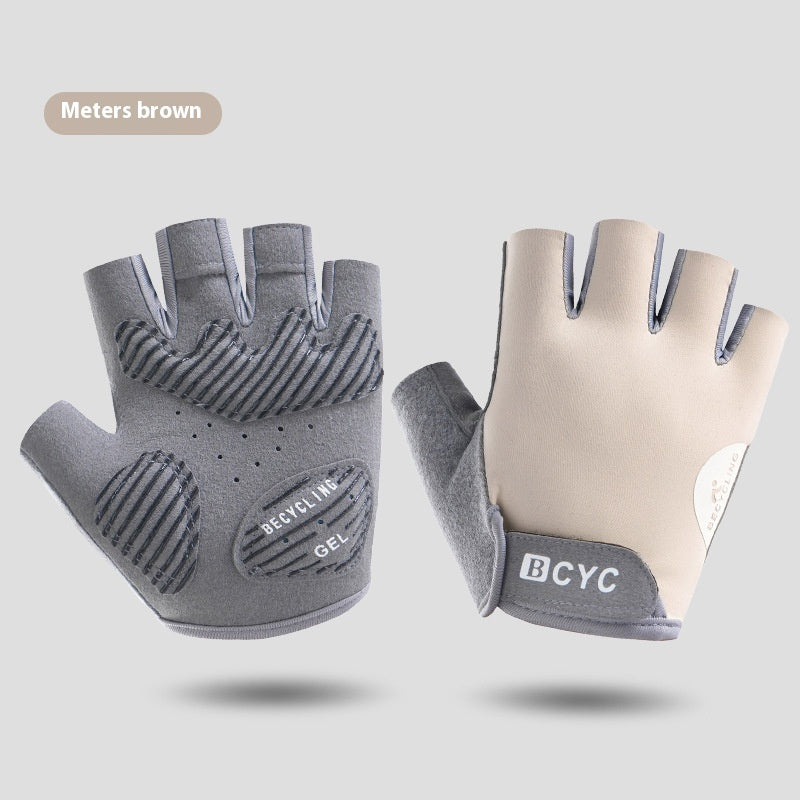 Thin Half Finger Exercise Anti Training Anti Slip Gloves