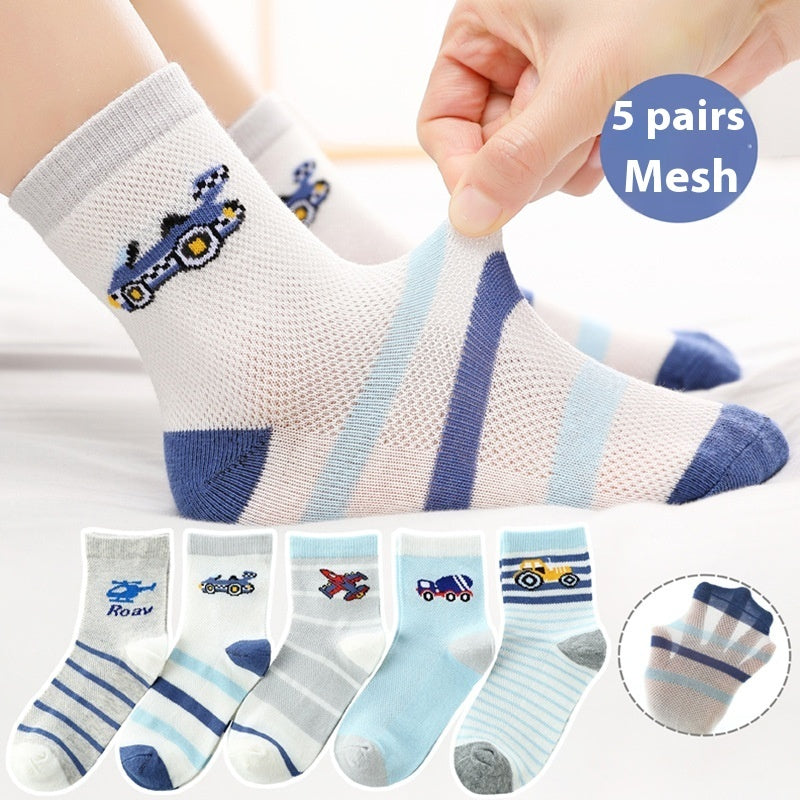 Children&#39;s Solid Color Short Socks