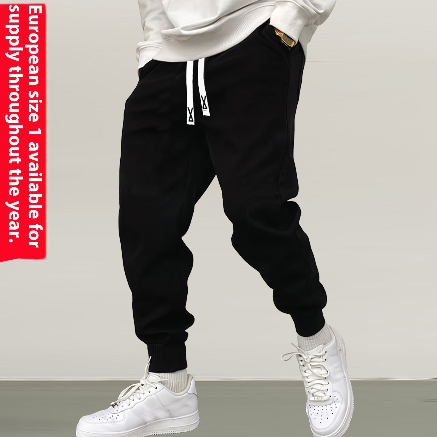 Pants Men Ankle-tied Sweatpants Spring And Autumn Loose Men&#39;s Sports Pants