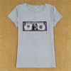 Printed top women&#39;s short sleeve T-shirt