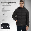 Hooded Cotton Jacket Men&#39;s Warm Quilted Jacket