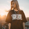 Printed top women&#39;s short sleeve T-shirt