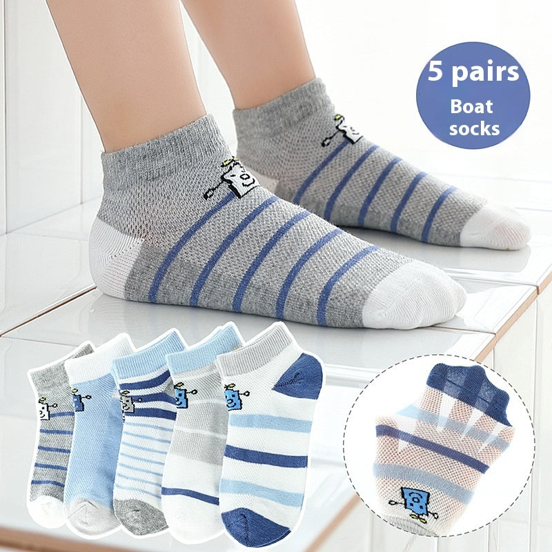 Children&#39;s Solid Color Short Socks