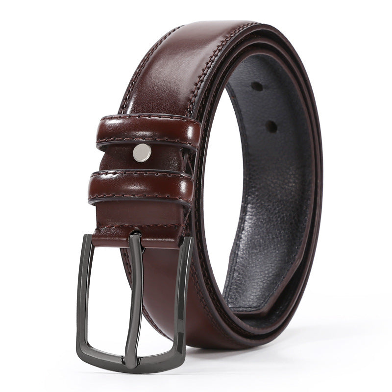 European And American Fashion Men&#39;s Business Belt 2018 New Creative Gifts Belt Laser Logo Factory Wholesale