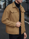 Lightweight Men’s Khaki Woolen Sports Jacket – Modern Casual Look