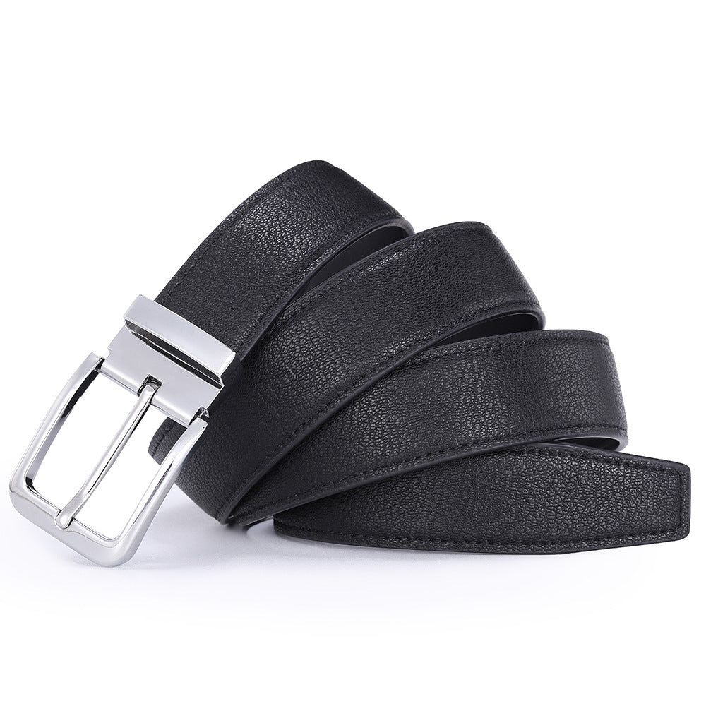 Men&#39;s Personality Trendy Belt High Quality Alloy Pin Buckle