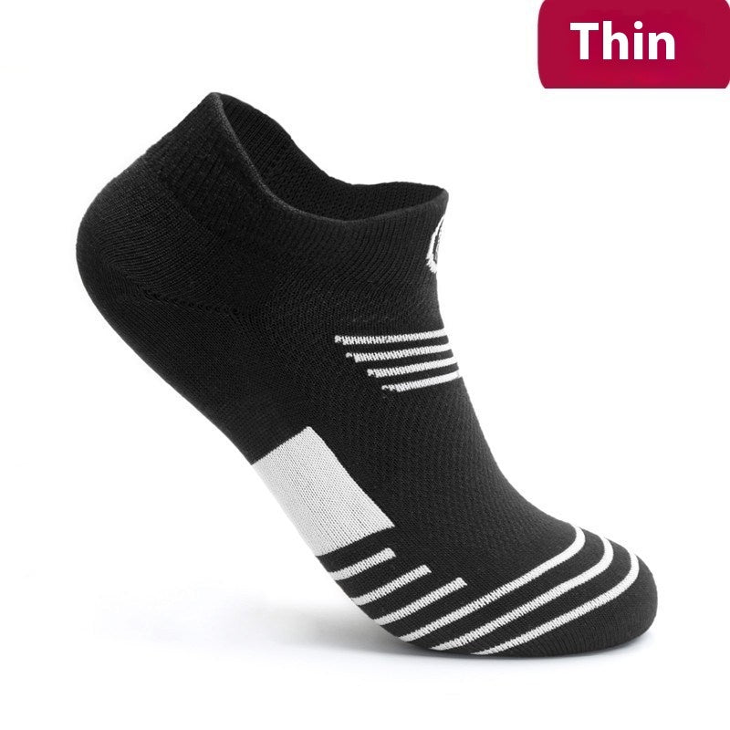 Running Socks Men&#39;s Basketball Stockings Thick Towel Bottom Terry-loop Hosiery