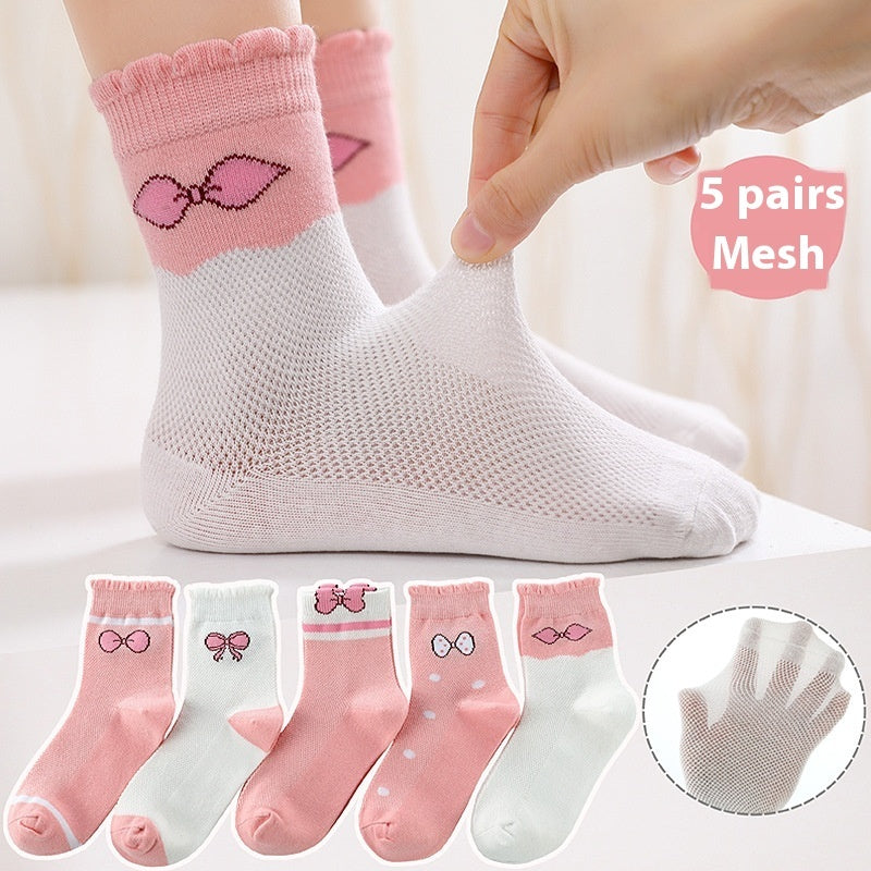Children&#39;s Solid Color Short Socks