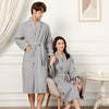 Towel Material Bathrobe Men&#39;s And Women&#39;s Pajamas