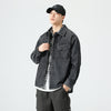 Multi-pocket Loose All-matching Work Clothes Shirt Coat Men&#39;s Washed Corduroy Shirt