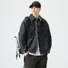 Multi-pocket Loose All-matching Work Clothes Shirt Coat Men&#39;s Washed Corduroy Shirt