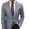 Printed Double Buckle Men&#39;s Plus Size Suit Coat