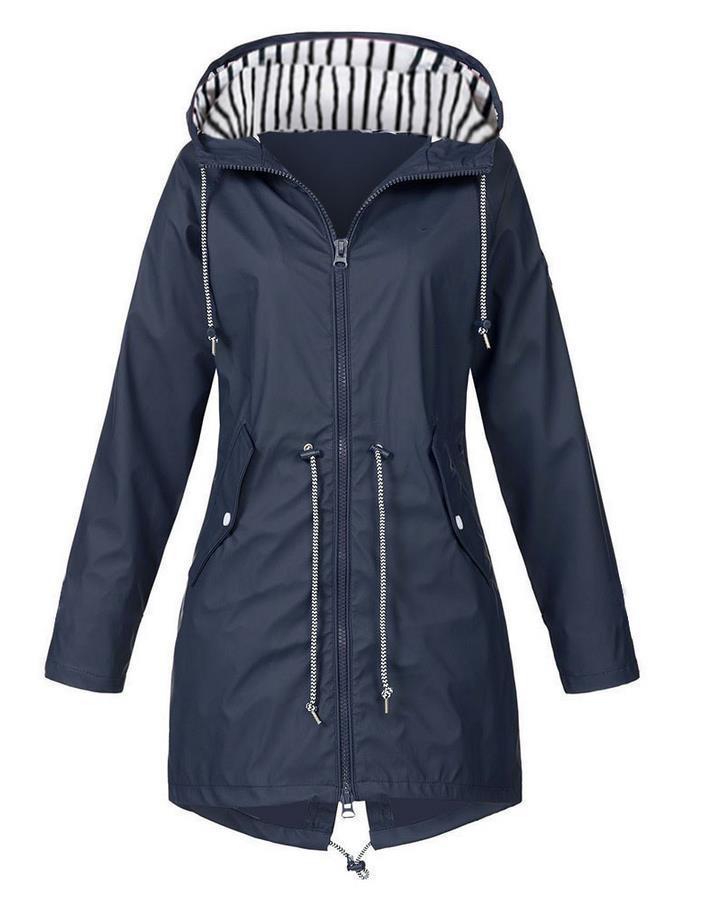 Autumn And Winter Women&#39;s Zipper Jacket Three-in-one Outdoor Hooded Mountaineering Jacket