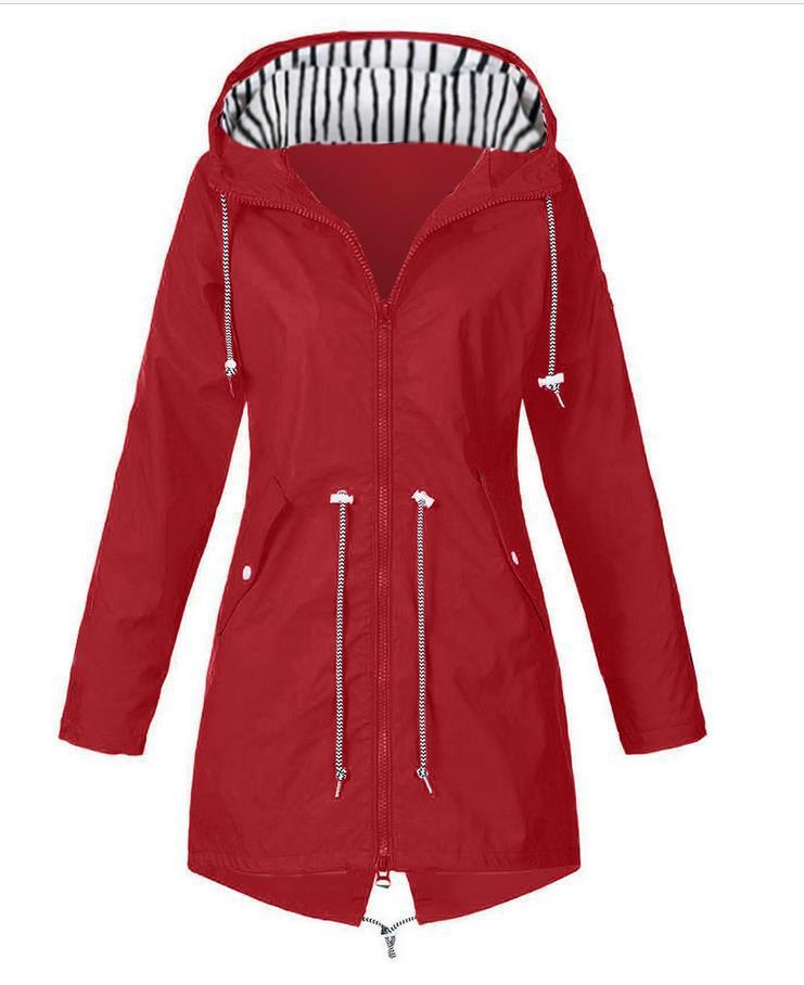 Autumn And Winter Women&#39;s Zipper Jacket Three-in-one Outdoor Hooded Mountaineering Jacket