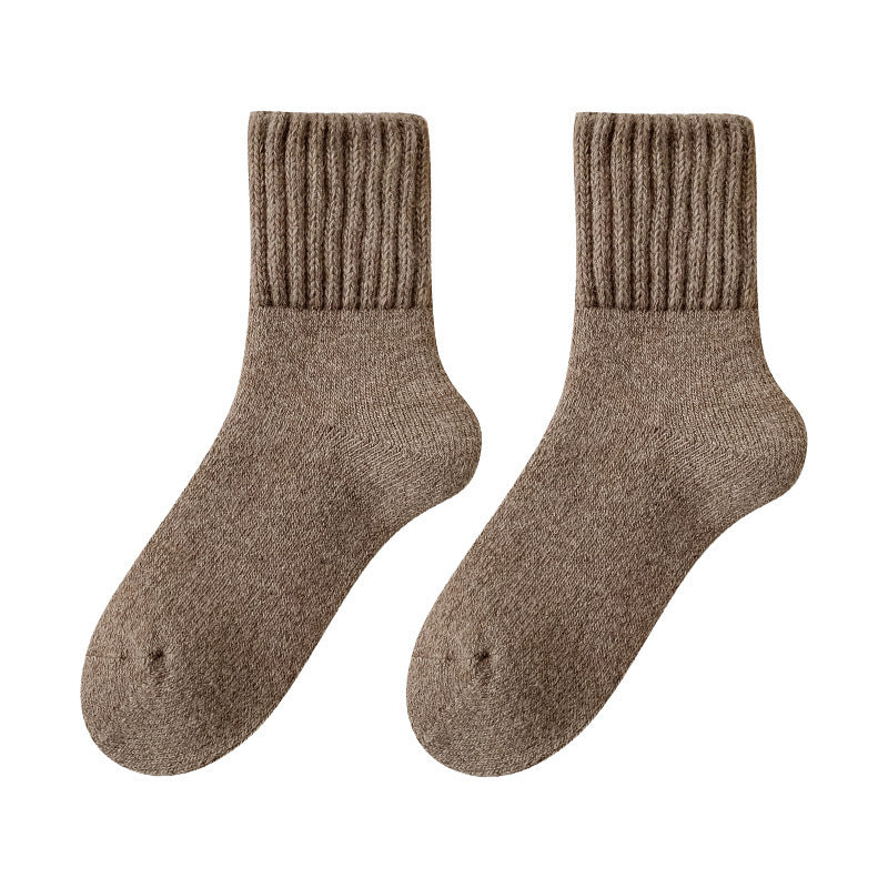 Tube Winter Thickened Maillard Terry Velvt Plush Snow Socks