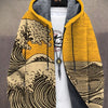 Men&#39;s 3D Personalized Printing Fashion Warm Hooded Jacket