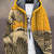 Men's 3D Personalized Printing Fashion Warm Hooded Jacket