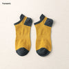 Combed Cotton Bottom Sweat-absorbing Deodorant Anti-ankle Socks Low-cut Men&#39;s Retro Waist