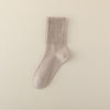 Autumn And Winter Cotton Socks Korean Style Girl Mid-calf Length