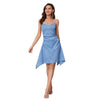 Women&#39;s Waist Slimming Spaghetti Straps Sleeveless Dress