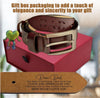 Belt For Dad - Brown - Red