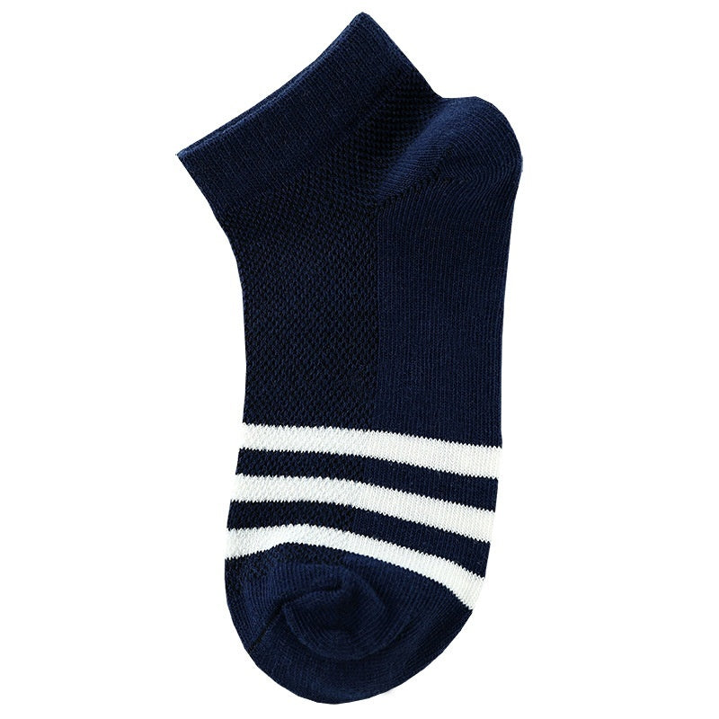 Children&#39;s Solid Color Short Socks