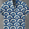 Stand Collar Fashion Trend Casual Cool All-match Short-sleeved Shirt Men