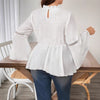 Women&#39;s Solid Color Casual Fashion Long Sleeve Shirt